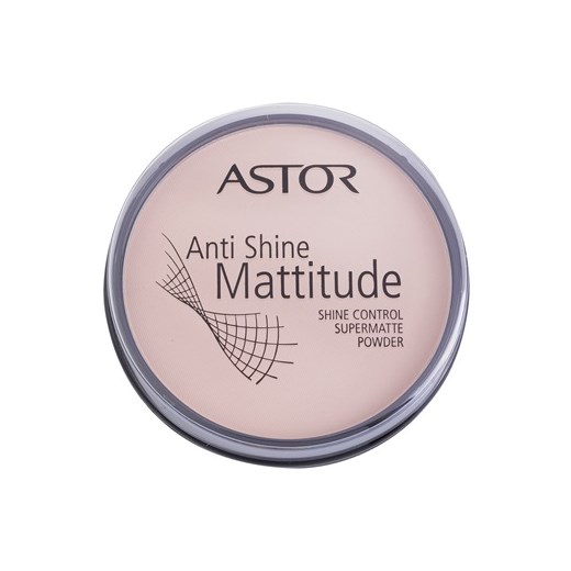 Astor Mattitude Anti Shine puder matujący odcień 001 Ivory (Supermatte Powder) 14 g + do każdego zamówienia upominek. iperfumy-pl szary 