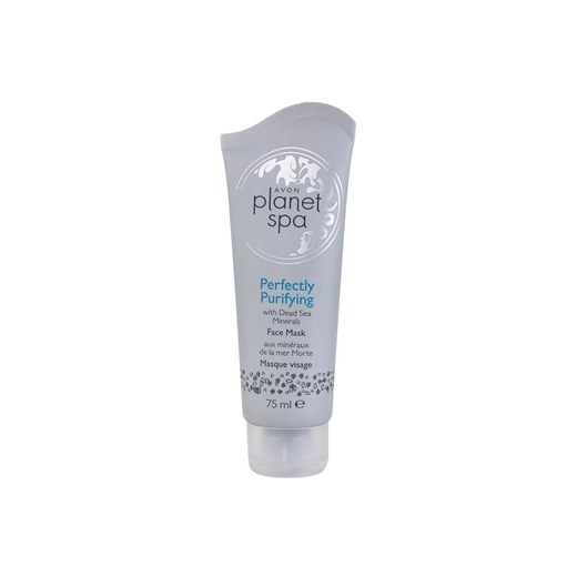 Avon Planet Spa Perfectly Purifying maseczka oczyszczająca z minerałami z Morza Martwego (Face Mask with Dead Sea Minerals) 75 ml + do każdego zamówienia upominek. iperfumy-pl szary 