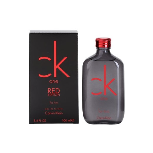 Calvin Klein CK One Red Edition woda toaletowa dla mężczyzn 100 ml  + do każdego zamówienia upominek. iperfumy-pl czarny męskie