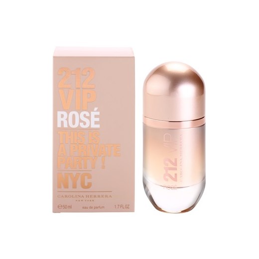 Carolina Herrera 212 VIP Rose woda perfumowana dla kobiet 50 ml  + do każdego zamówienia upominek. iperfumy-pl bezowy damskie