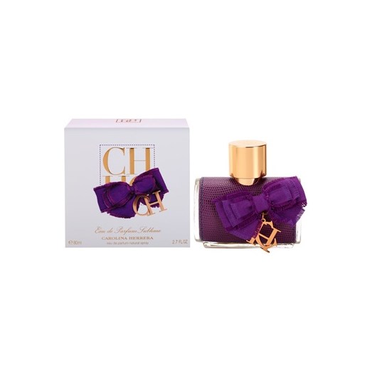 Carolina Herrera CH CH Eau de Parfum Sublime woda perfumowana dla kobiet 80 ml  + do każdego zamówienia upominek. iperfumy-pl fioletowy damskie