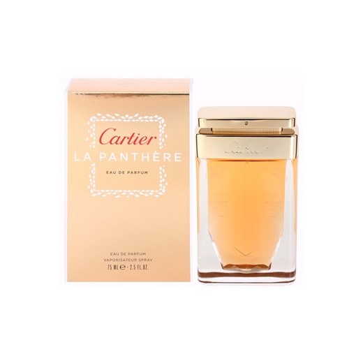 Cartier La Panthere woda perfumowana dla kobiet 75 ml  + do każdego zamówienia upominek. iperfumy-pl zolty damskie