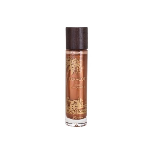 Guerlain Terracotta Huile du Voyageur suchy olejek odżywczy wspomagający opalanie SPF 8 (Nourishing Dry Oil Illuminating Tan Intensifier) 100 ml + do każdego zamówienia upominek. iperfumy-pl pomaranczowy