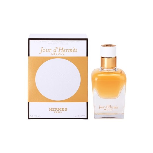 Hermés Jour d'Hermes Absolu woda perfumowana dla kobiet 50 ml napełnialny  + do każdego zamówienia upominek. iperfumy-pl fioletowy damskie