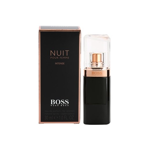 Hugo Boss Boss Nuit Pour Femme Intense woda perfumowana dla kobiet 30 ml  + do każdego zamówienia upominek. iperfumy-pl czarny damskie