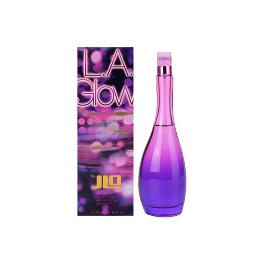 Jennifer Lopez L.A. Glow woda toaletowa dla kobiet 100 ml  + do każdego zamówienia upominek. iperfumy-pl fioletowy damskie