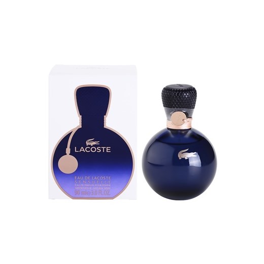Lacoste Eau De Lacoste Sensuelle woda perfumowana dla kobiet 90 ml  + do każdego zamówienia upominek. iperfumy-pl granatowy damskie