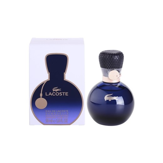 Lacoste Eau De Lacoste Sensuelle woda perfumowana dla kobiet 50 ml  + do każdego zamówienia upominek. iperfumy-pl granatowy damskie