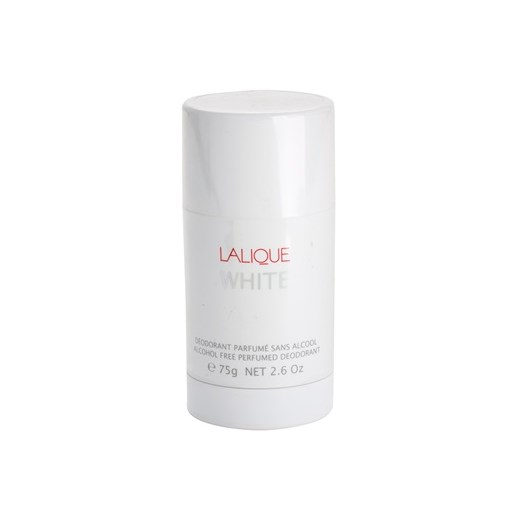 Lalique White dezodorant w sztyfcie dla mężczyzn 75 ml  + do każdego zamówienia upominek. iperfumy-pl szary męskie