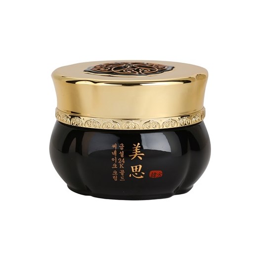 Missha MISA Geum Sul 24K Gold krem przeciw zmarszczkom zawierający serum z jadu węża oraz złoto (Syn - Ake Cream) 80 ml + do każdego zamówienia upominek. iperfumy-pl czarny złota