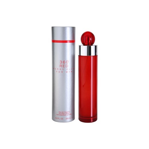 Perry Ellis 360° Red woda toaletowa dla mężczyzn 200 ml + do każdego zamówienia upominek. iperfumy-pl czerwony męskie
