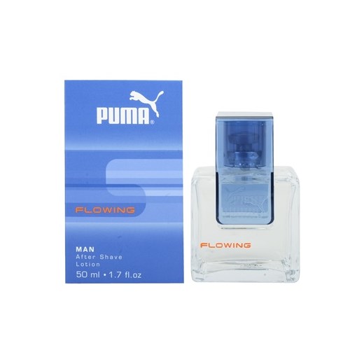 Puma Flowing Man woda po goleniu dla mężczyzn 50 ml  + do każdego zamówienia upominek. iperfumy-pl niebieski męskie