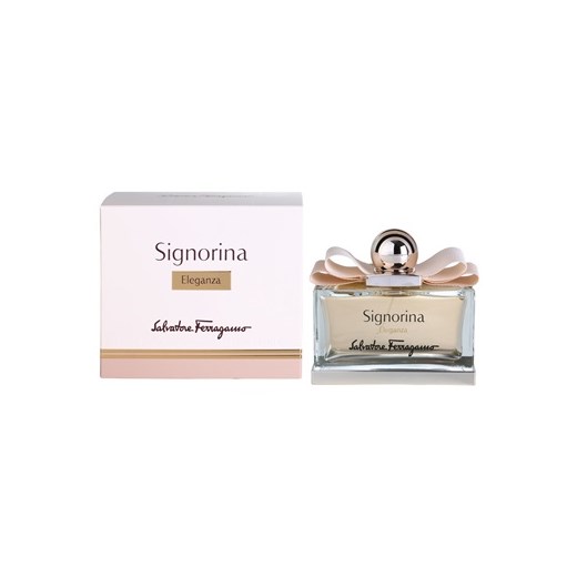 Salvatore Ferragamo Signorina Eleganza woda perfumowana dla kobiet 100 ml  + do każdego zamówienia upominek. iperfumy-pl bezowy damskie