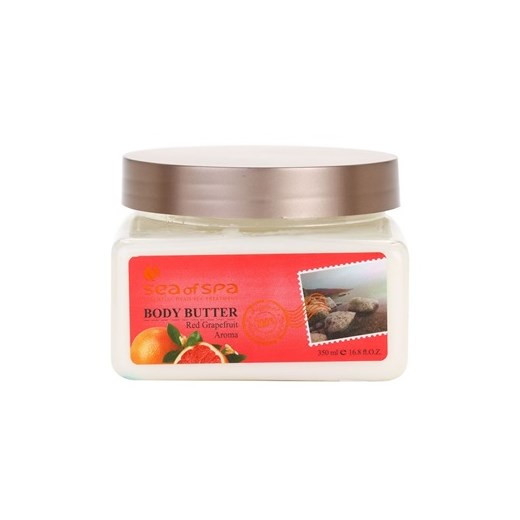Sea of Spa Essential Dead Sea Treatment masło do ciała z minerałami z Morza Martwego Red Grapefruid (Body Buttert) 350 ml + do każdego zamówienia upominek. iperfumy-pl pomaranczowy 