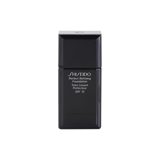Shiseido Perfect Refining Foundation podkład w płynie SPF 15 odcień I40 Natural Fair Ivory 30 ml + do każdego zamówienia upominek. iperfumy-pl czarny