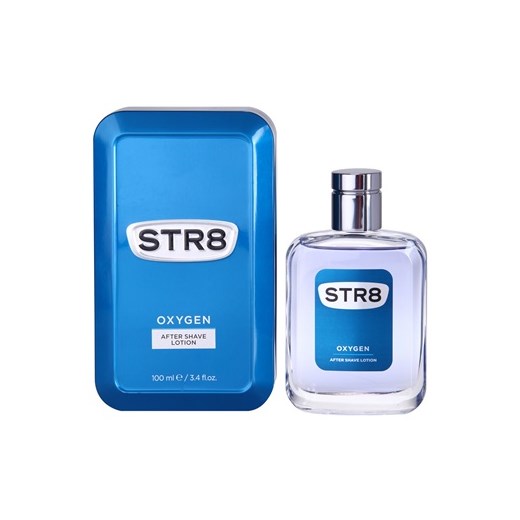 STR8 Oxygene woda po goleniu dla mężczyzn 100 ml  + do każdego zamówienia upominek. iperfumy-pl niebieski męskie