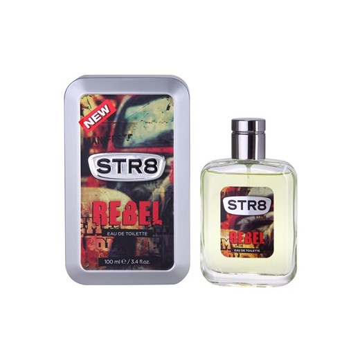 STR8 Rebel woda toaletowa dla mężczyzn 100 ml + do każdego zamówienia upominek. iperfumy-pl czerwony męskie