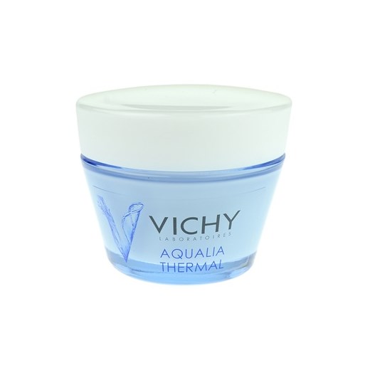 Vichy Aqualia Thermal Light kojący krem nawilżający do cery normalnej i mieszanej (Soin Hydratant 48h Peau Sensible) 50 ml + do każdego zamówienia upominek. iperfumy-pl niebieski krem nawilżający