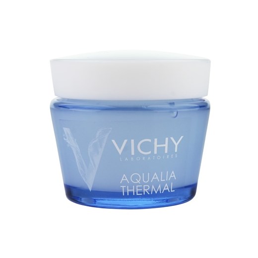 Vichy Aqualia Thermal Spa nawilżający krem odświeżający na dzień do natychmiastowego przebudzenia (Soin de Jour Effet Spa) 75 ml + do każdego zamówienia upominek. iperfumy-pl niebieski krem nawilżający