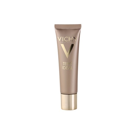 Vichy Teint Idéal rozświetlający, kremowy podkład nadający skórze idealny odcień odcień 25 Sand/Moyen SPF 20 (Illuminating Foundation - 14hr) 30 ml + do każdego zamówienia upominek. iperfumy-pl bezowy skóra