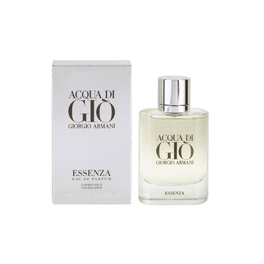 Armani Acqua di Gio Essenza woda perfumowana dla mężczyzn 40 ml  + do każdego zamówienia upominek. iperfumy-pl szary męskie