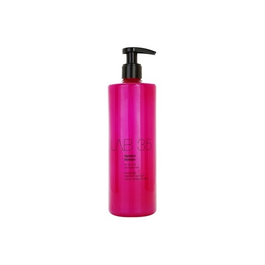 Kallos LAB 35 szampon regenerujący do włosów suchych i zniszczonych (Signature Shampoo for Dry and Damaged Hair) 500 ml + do każdego zamówienia upominek. iperfumy-pl rozowy 