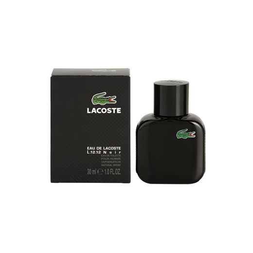 Lacoste Eau de Lacoste L.12.12. Noir woda toaletowa dla mężczyzn 30 ml  + do każdego zamówienia upominek. iperfumy-pl czarny męskie
