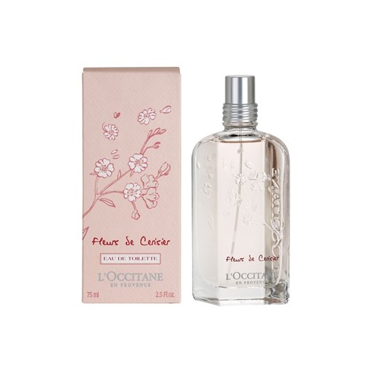 L'Occitane Fleurs de Cerisier woda toaletowa dla kobiet 75 ml  + do każdego zamówienia upominek. iperfumy-pl szary damskie