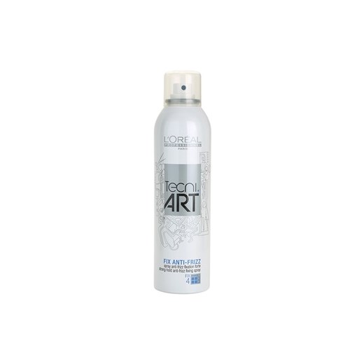 L'Oréal Professionnel Tecni Art Fix spray utrwalający przeciwko puszeniu się włosów (Fix Anti-Frizz Spray Force 4) 250 ml + do każdego zamówienia upominek. iperfumy-pl szary 