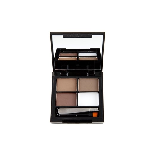 Makeup Revolution Focus & Fix zestaw do brwi odcień Medium Dark 5,8 g + do każdego zamówienia upominek. iperfumy-pl czarny 