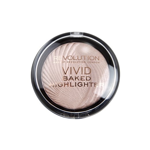 Makeup Revolution Vivid Baked Highlighter puder rozjaśniający odcień Peach Lights 7,5 g + do każdego zamówienia upominek. iperfumy-pl bezowy 