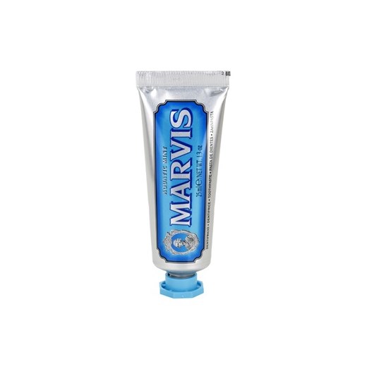 Marvis Aquatic Mint pasta do zębów 25 ml + do każdego zamówienia upominek. iperfumy-pl niebieski 