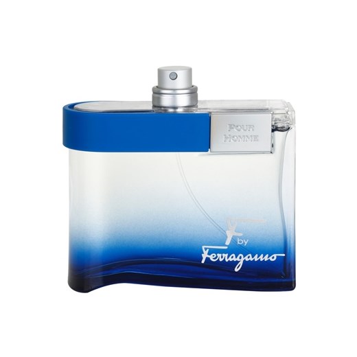 Salvatore Ferragamo F by Ferragamo Free Time woda toaletowa tester dla mężczyzn 100 ml  + do każdego zamówienia upominek. iperfumy-pl niebieski łatki