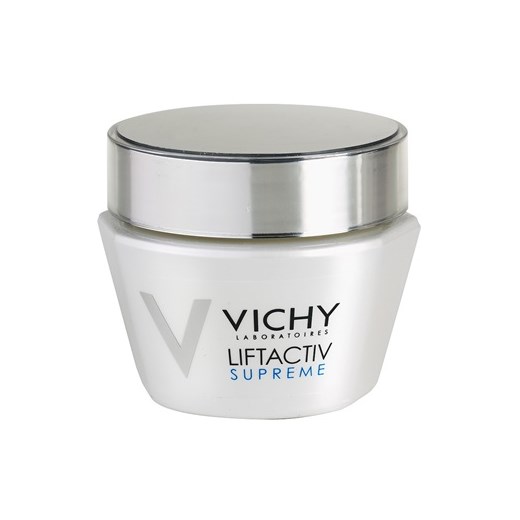 Vichy Liftactiv Supreme liftingujący krem na dzień do skóry suchej 50 ml + do każdego zamówienia upominek. iperfumy-pl szary skóra