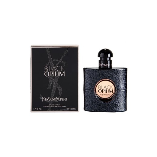 Yves Saint Laurent Black Opium woda perfumowana dla kobiet 50 ml  + do każdego zamówienia upominek. iperfumy-pl czarny damskie