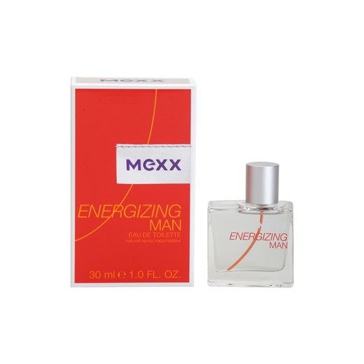 Mexx Energizing Man woda toaletowa dla mężczyzn 30 ml  + do każdego zamówienia upominek. iperfumy-pl pomaranczowy męskie