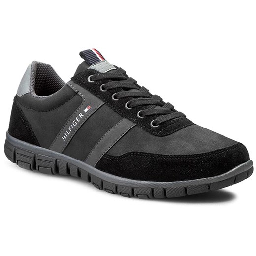 Sneakersy TOMMY HILFIGER - Sm-Toni It FM56820263 Black 990 eobuwie-pl szary casual