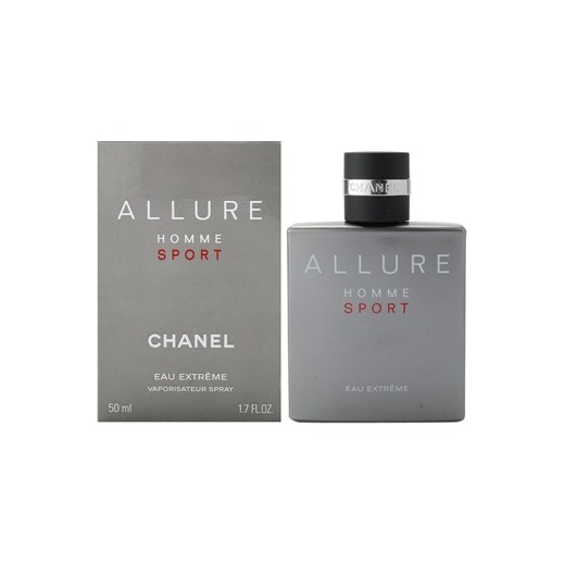Chanel Allure Homme Sport Eau Extreme woda toaletowa dla mężczyzn 50 ml  + do każdego zamówienia upominek. iperfumy-pl szary męskie
