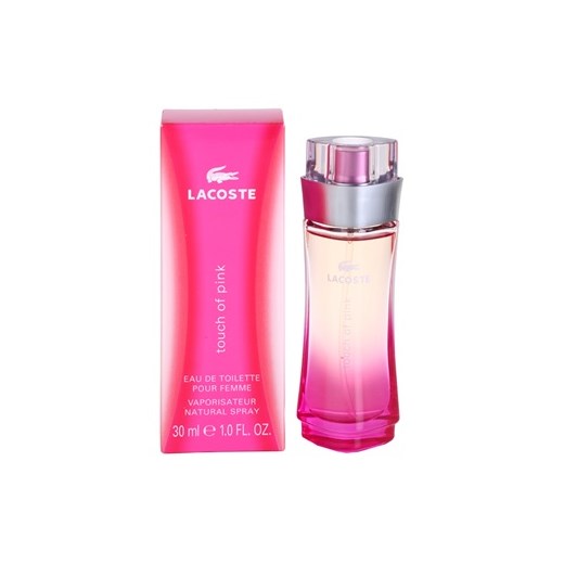 Lacoste Touch of Pink woda toaletowa dla kobiet 30 ml  + do każdego zamówienia upominek. iperfumy-pl rozowy damskie