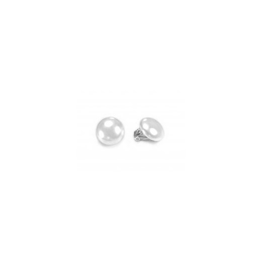 Klipsy perłowe białe kiara-sztuczna-bizuteria-jablonex szary perły