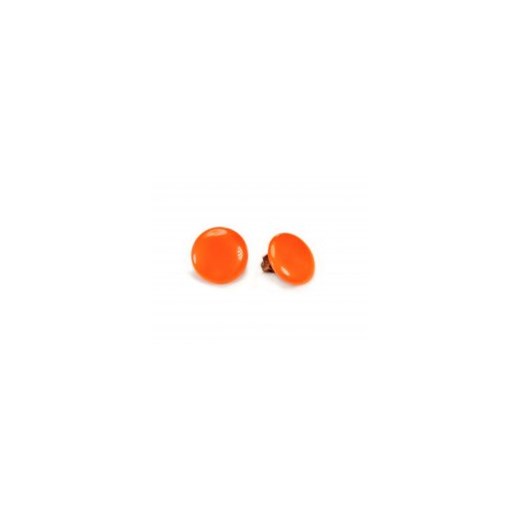 Klipsy pomarańczowe kiara-sztuczna-bizuteria-jablonex pomaranczowy 