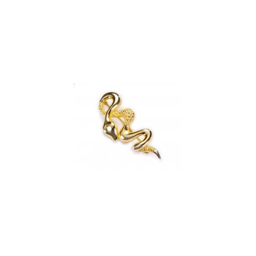 Broszka wąż kiara-sztuczna-bizuteria-jablonex zolty złota