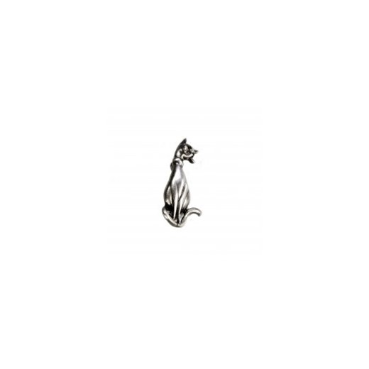 Broszka kot kiara-sztuczna-bizuteria-jablonex  srebrna