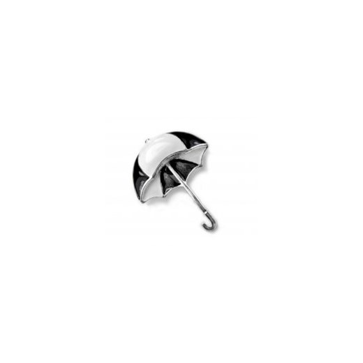 Broszka Parasolka kiara-sztuczna-bizuteria-jablonex szary metal