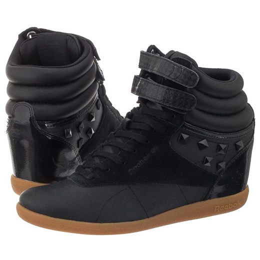 Sneakersy Reebok F/S HI INT Wedge M42505 (RE335-a) butsklep-pl czarny na koturnie