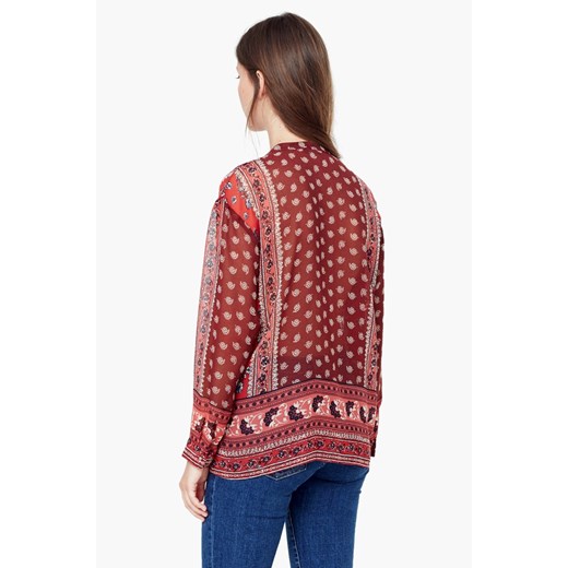 Bluzki i koszule - Mango - Bluzka Terra answear-com czerwony abstrakcja