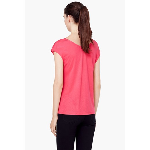 Koszulka - Mango - Top Jota answear-com rozowy krótki rękaw
