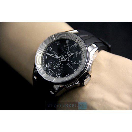 Zegarek Męski FESTINA F16611/4 Sport Multifunction - 16611/4 otozegarki bezowy Zegarki męskie