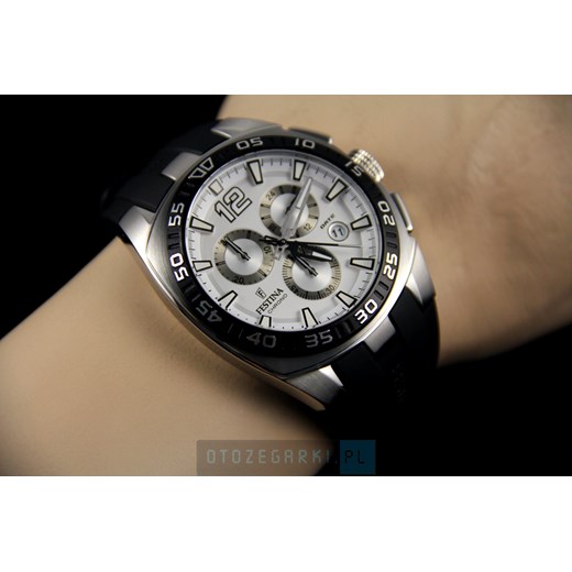 Zegarek Męski FESTINA F16668/1 Sport Chrono - 16668/1 otozegarki brazowy Zegarki męskie