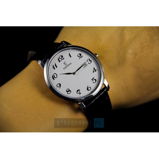 Zegarek Męski FESTINA 6806/1 Classics - F6806/5 otozegarki szary Zegarki męskie